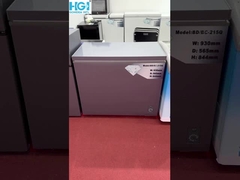 HGI Degelo veloce fresco 200L Freezer a vaso a porta aperta Piccoli congelatori profondi