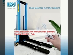 Equipaggiamento di sollevamento 1 tonnellata di carrello elevatore telecopico portatile