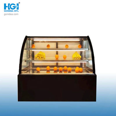 1.8m vetrina commerciale di torte, frigorifero di vetro, vetrina della pasticceria, vetrina Hcs-18