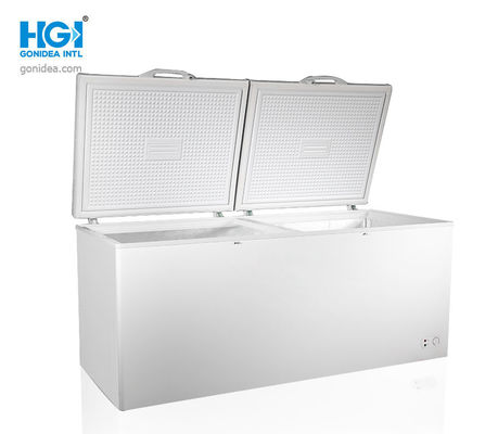 Porta di piegatura di Gonidea R134a PCM elettrico del congelatore profondo del petto da 818 litri bianco
