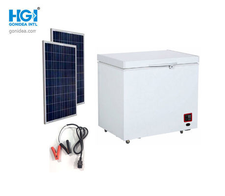 Singolo muto aperto superiore del congelatore del petto dei Cf del congelatore 7 di energia solare della porta R134a