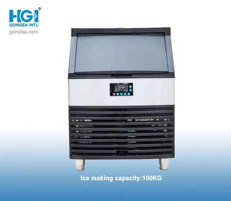serbatoio di acqua automatico commerciale del nero 220lbs 36L della macchina per ghiaccio 100kg