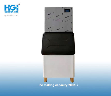 Macchina per ghiaccio commerciale 1100W del cubo della blocchiera del ghiaccio di R600a 200kg/24h