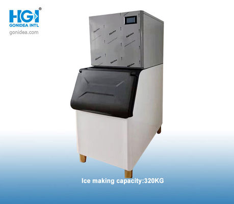 Bene durevole automatico della macchina per ghiaccio del quadrato di HGI 130L 320kg per i CB di Antivari ccc