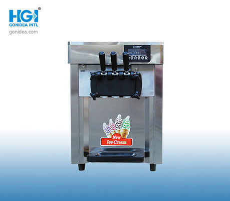 Modello molle Small Commercial della Tabella di macchina del gelato di tre sapori